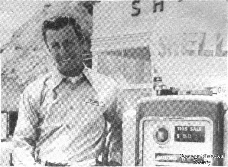 Roger Sweet, gas station owner, Topanga Cyn. Blvd. and PCH · Topanga ...