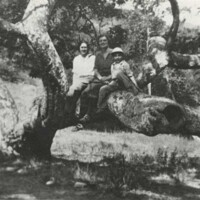 A boulder fell on Topanga Canyon Blvd. · Topanga Historical Society Digital  Archive